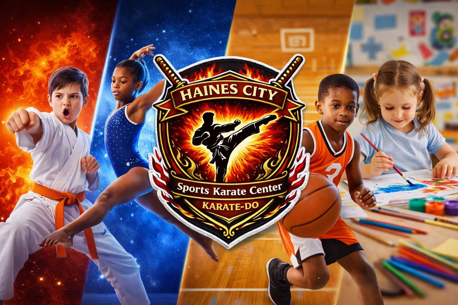 Training at Haines City Sports Karate Center