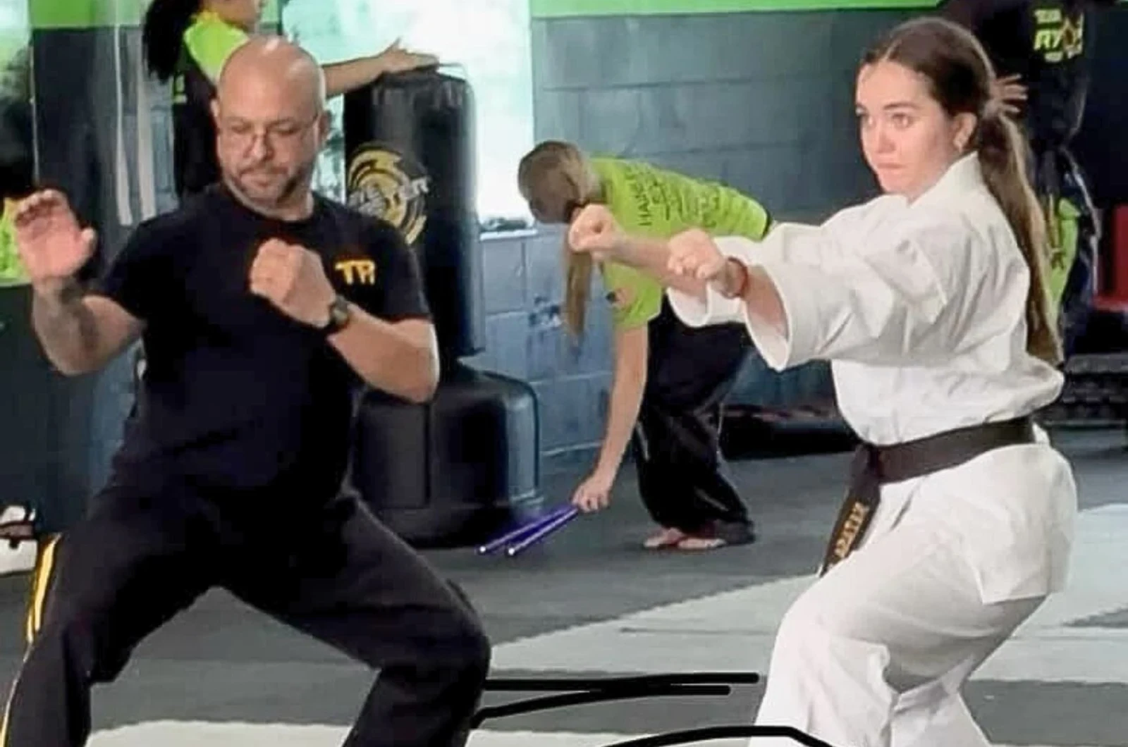 Adult martial arts class at Haines City Sports Karate Center
