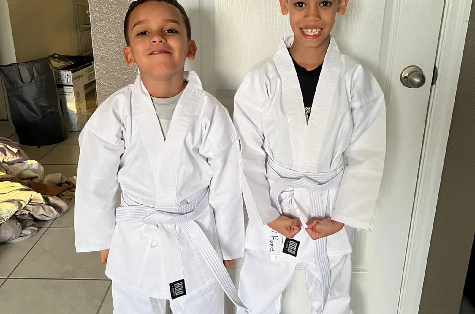 Kids building focus through martial arts
