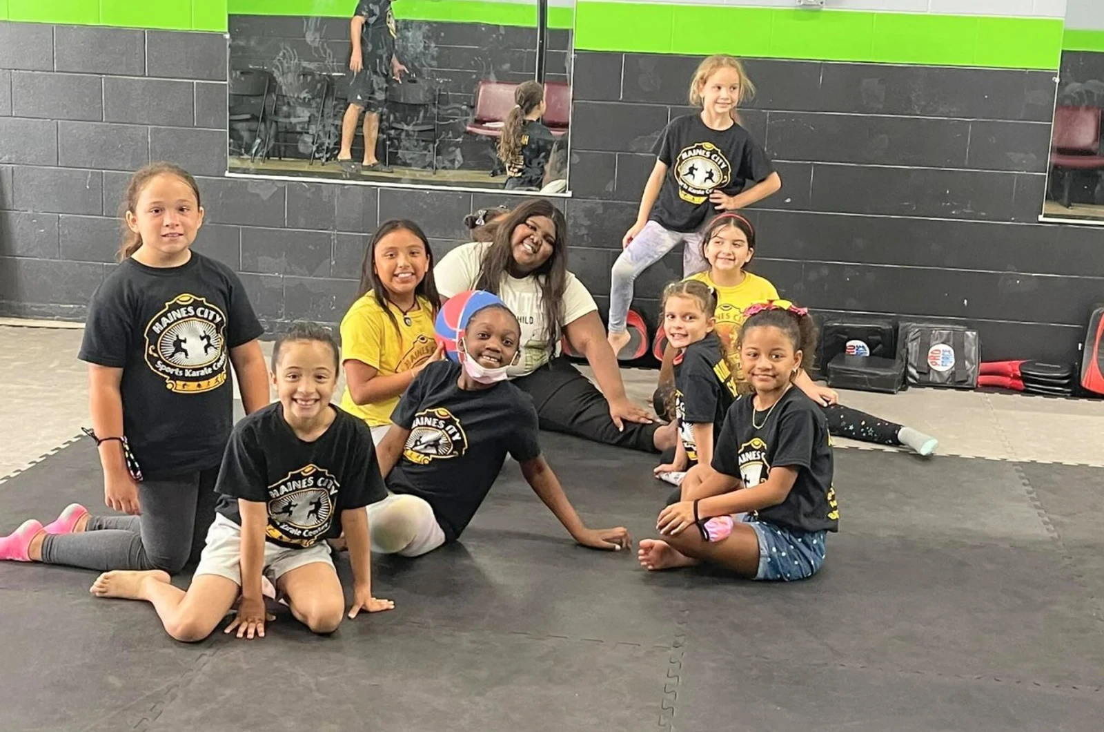 Active kids at summer camp at Haines City Sports Karate Center